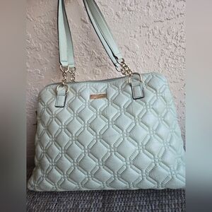 Kate Spade Quilted Leather Shoulder Bag – Mint